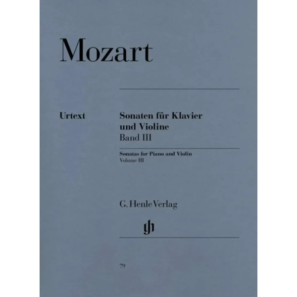 MOZART - VIOLIN SONATAS - VOLUME III