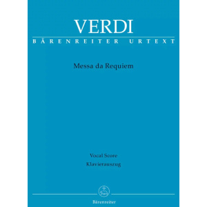 VERDI - MESSA DA REQUIEM - Vocal Score