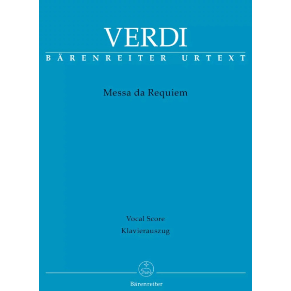 VERDI - MESSA DA REQUIEM - Vocal Score