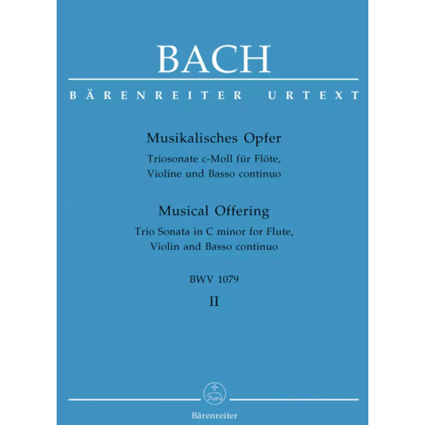 BACH - Musical Offering II - Trio sonata in C minor