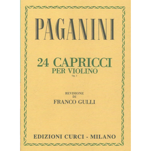 PAGANINI - 24 CAPRICCI Op. 1 (Gulli)