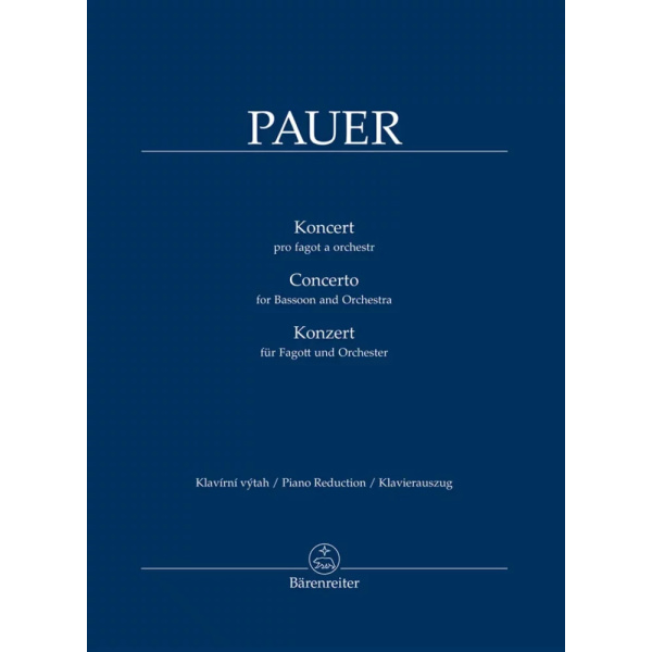 PAUER - Concerto for Bassoon and Orchestra
