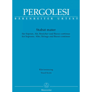 PERGOLESI - STABAT MATER for Soprano - Alto - Strings And Basso Continuo