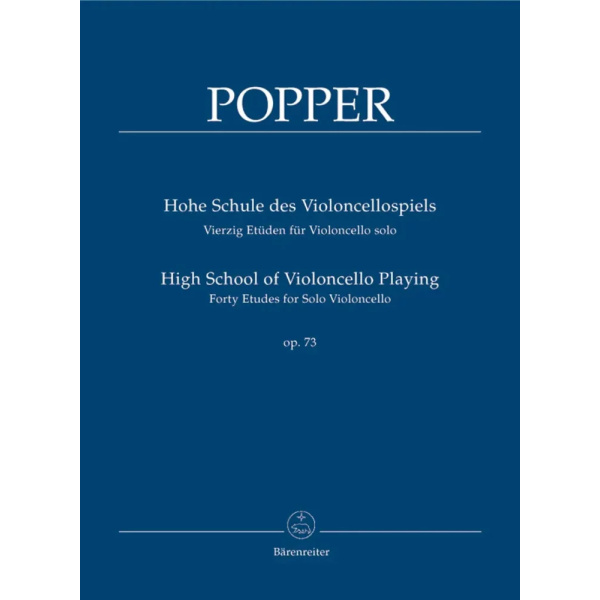 POPPER - High School of Violoncello Playing op. 73
