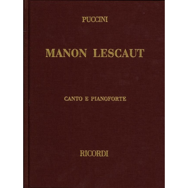 PUCCINI - MANON LESCAUT - HARDCOVER