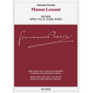 PUCCINI - MANON LESCAUT - ED. CRITICA