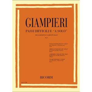 GIAMPIERI - Passi Difficili E "A Solo" Vol. 1