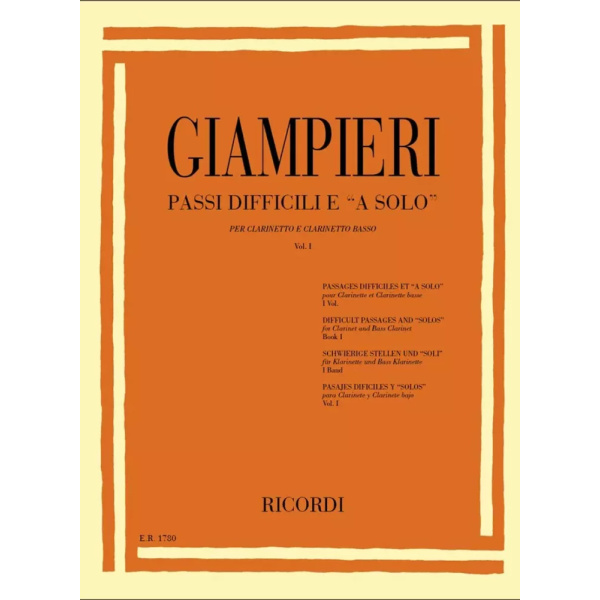 GIAMPIERI - Passi Difficili E "A Solo" Vol. 1