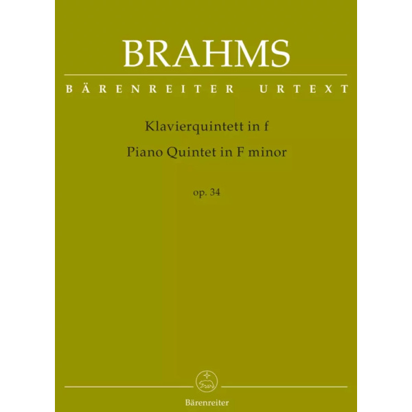 BRAHMS - PIANO QUINTET IN F MINOR Op.34