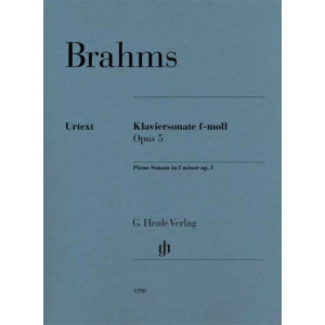 BRAHMS - PIANO SONATA F MINOR OP. 5