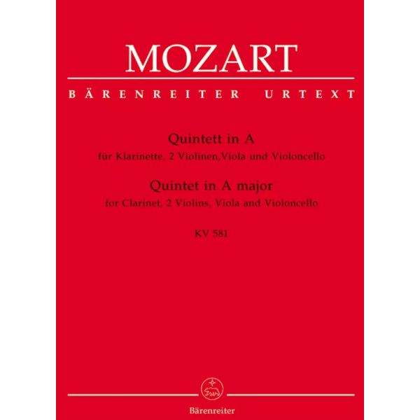 MOZART - QUINTETT In A MAJOR KV581