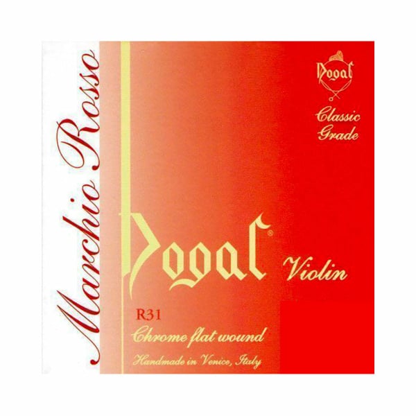 DOGAL MARCHIO ROSSO 1/2 1/4 ACCIAIO STAGNATO LA - VIOLINO