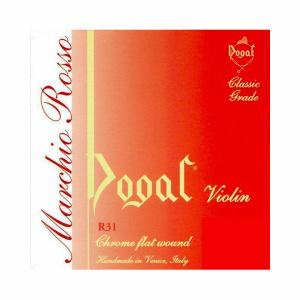 DOGAL MARCHIO ROSSO 4/4 3/4 CROMO LA - VIOLINO