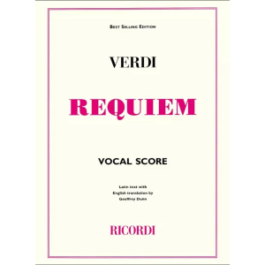 VERDI - REQUIEM - Vocal Score