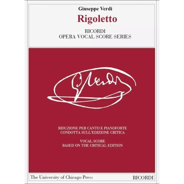VERDI - RIGOLETTO - RICORDI CRITICAL EDITION