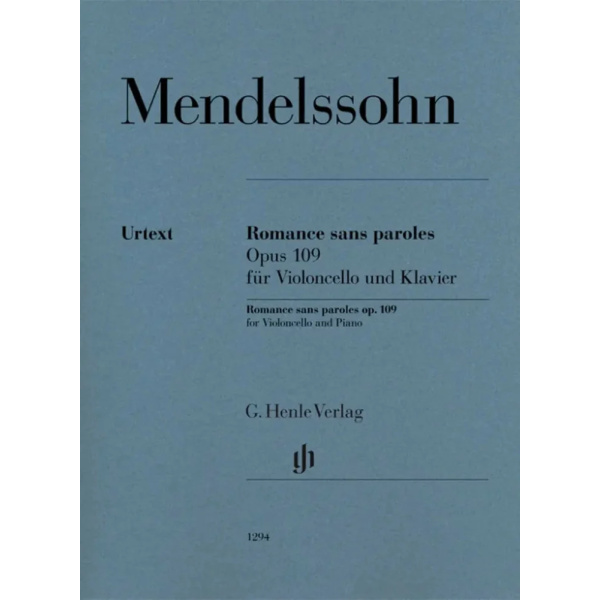MENDELSSOHN - Romance sans paroles op. 109