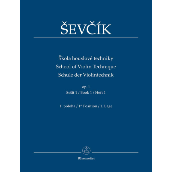 SEVCIK - SCHOOL OF VIOLIN TECHNIQUE OP.1 PARTE 1 (BARENREITER)