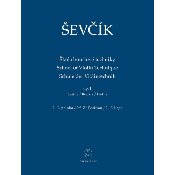 SEVCIK - SCHOOL OF VIOLIN TECHNIQUE OP.1 PARTE 2 (BARENREITER)