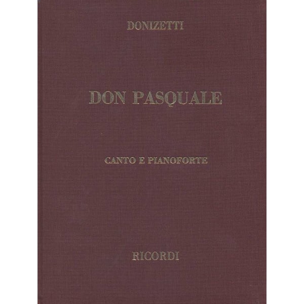 DONIZETTI - Don Pasquale - Hard Cover