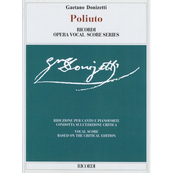 DONIZETTI - POLIUTO -EDIZIONE CRITICA