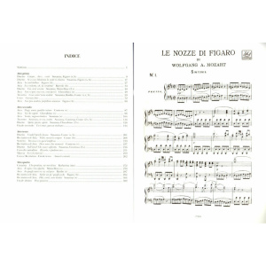 MOZART - Le Nozze Di Figaro - Ed.Ricordi - Hard Cover