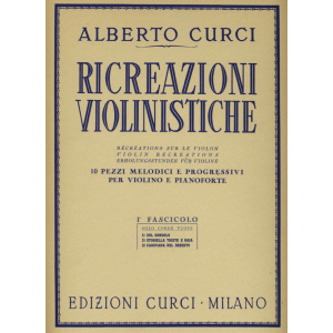 CURCI - RICREAZIONI VIOLINISTICHE FASCICOLO I