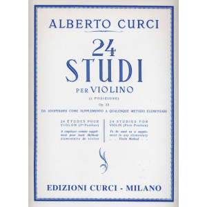 CURCI - 24 STUDI ELEMENTARI IN PRIMA POSIZIONE OP.23
