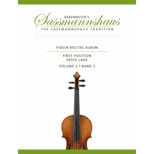 SASSMANNSHAUS - Violin Recital Album First Position vol. 1