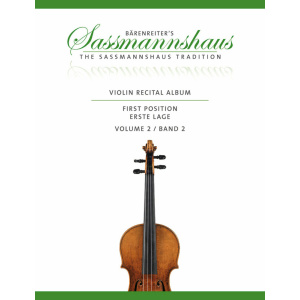 SASSMANNSHAUS - VIOLIN RECITAL ALBUM FIRST POSITION