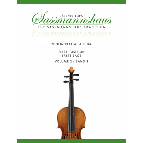 SASSMANNSHAUS - VIOLIN RECITAL ALBUM FIRST POSITION