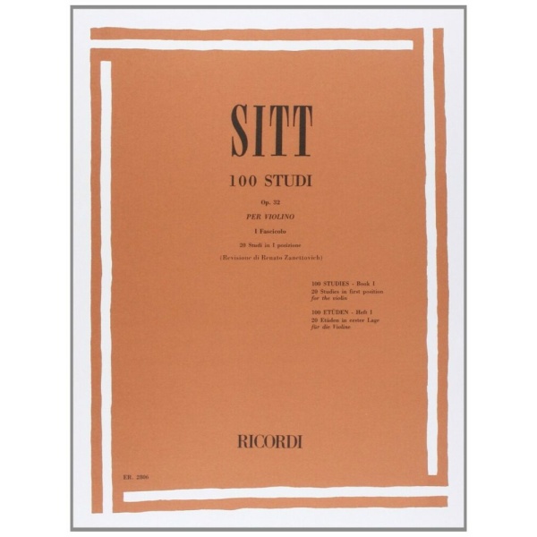 SITT - 100 STUDI OP.32 - FASCICOLO 1