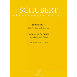 SCHUBERT - SONATA IN A MAJOR Op. post.162 - D 574