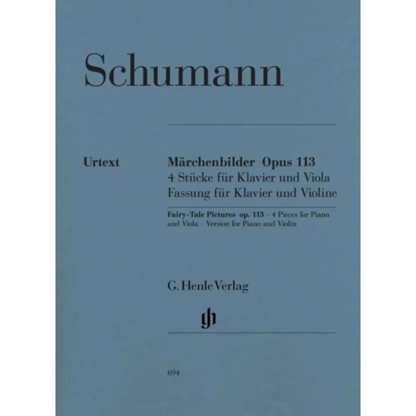 SCHUMANN - FAIRY-TALES PICTURES OP.113 - VERSION FOR VIOLIN AND PIANO