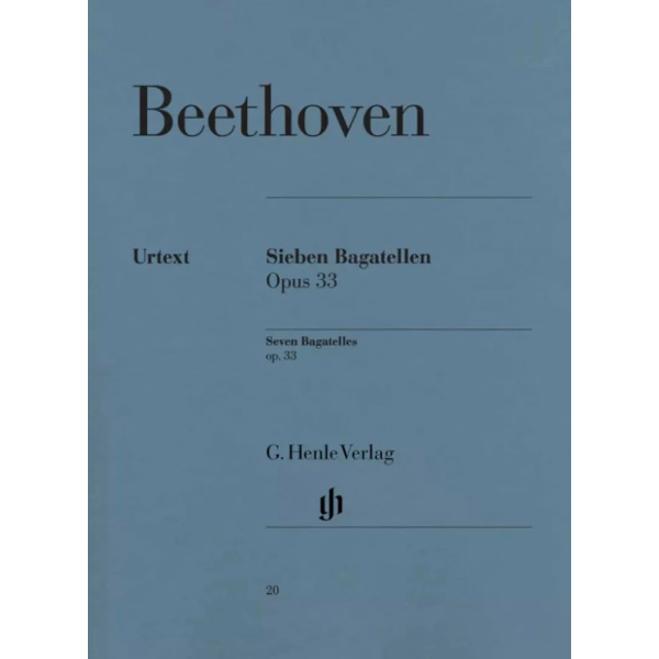 BEETHOVEN - SEVEN BAGATELLES OP. 33