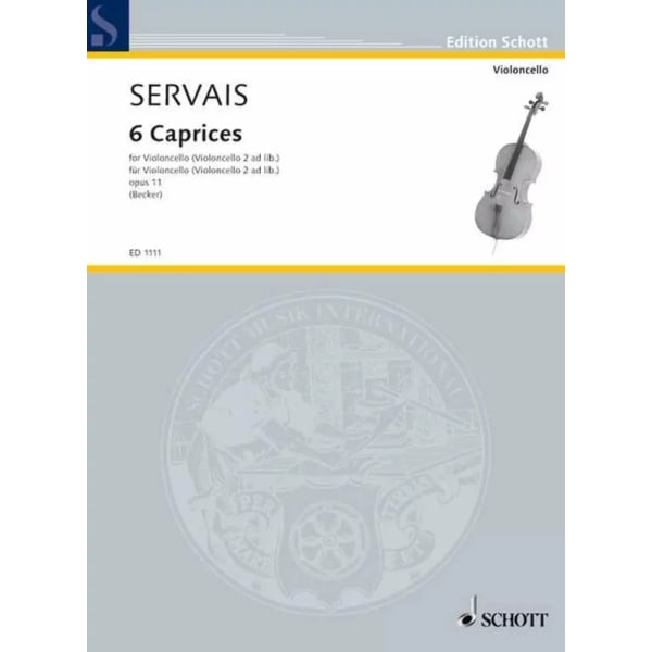 SERVAIS - 6 Caprices Op. 11