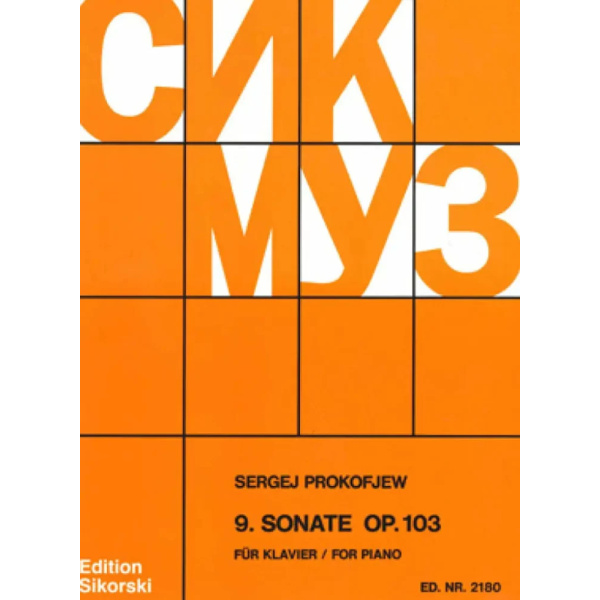 PROKOFIEFF - Sonata N. 9 Do Op.103