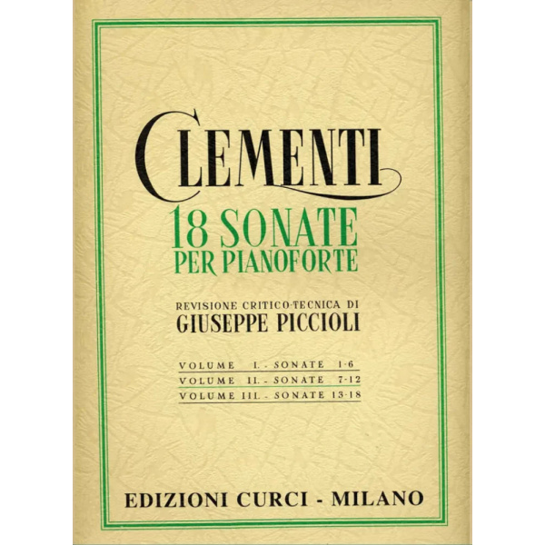 Clementi - Sonate (18) Vol. 2 (Piccioli)