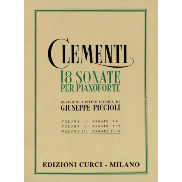 Clementi - Sonate (18) Vol. 3 (Piccioli)