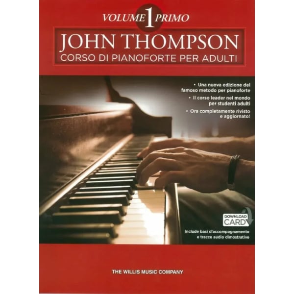 THOMPSON - CORSO DI PIANOFORTE PER ADULTI - VOL. 1