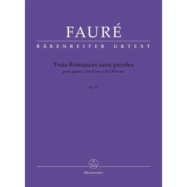 FAURE - Trois Romances sans Paroles Op. 17 No. 52