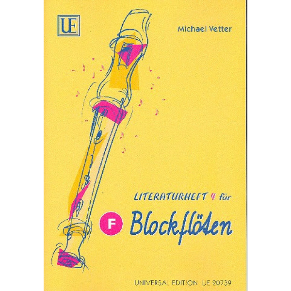 VETTER - Literatur Heft 4 fur Blockfloten