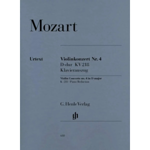 Mozart - Violin Concerto no.4 in DMajor K 218 - Piano Reduction