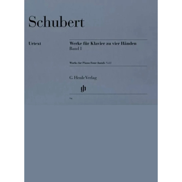 SCHUBERT - WORKS FOR PIANO FOUR-HANDS VOLUME 1