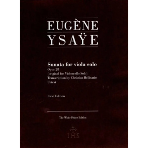 YSAYE - Sonata for Viola solo Op. 28
