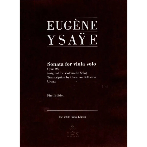 YSAYE - Sonata for Viola solo Op. 28