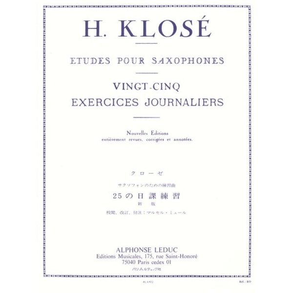 KLOSÉ - 25 Exercises Journaliers