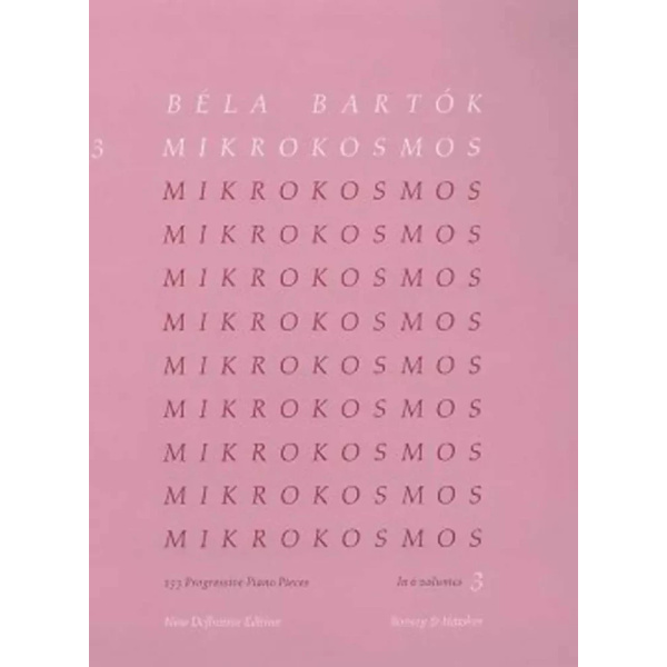 BARTOK - MIKROKOSMOS VOL. 3
