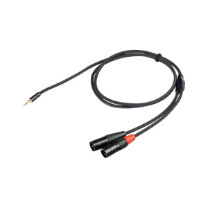 PROEL CHLP320LU3 CAVO 2x XLRM/JACK 3.5 3Mt