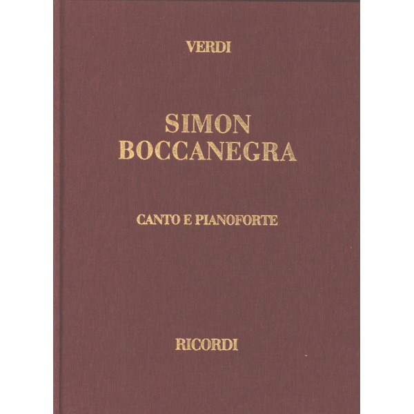 VERDI - SIMON BOCCANEGRA (Copertina Rigida) - RICORDI