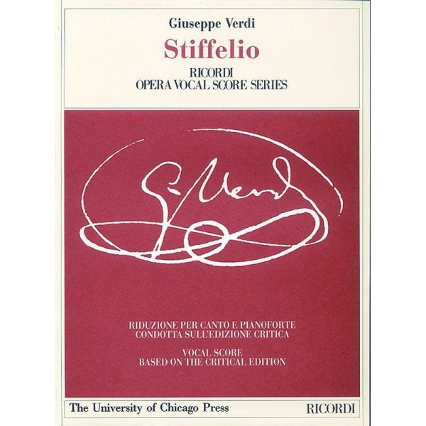 VERDI - STIFFELIO (Edizione Critica) - RICORDI